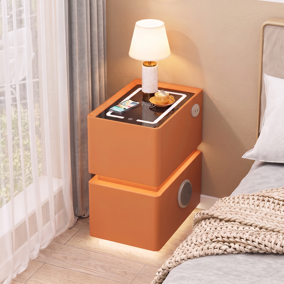 Lumo 25 cm Bedside Table