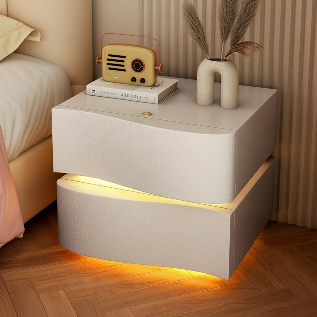 2-Line Bedside Table