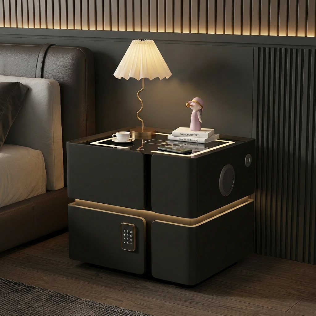 Soft Quad 2 Bedside Table