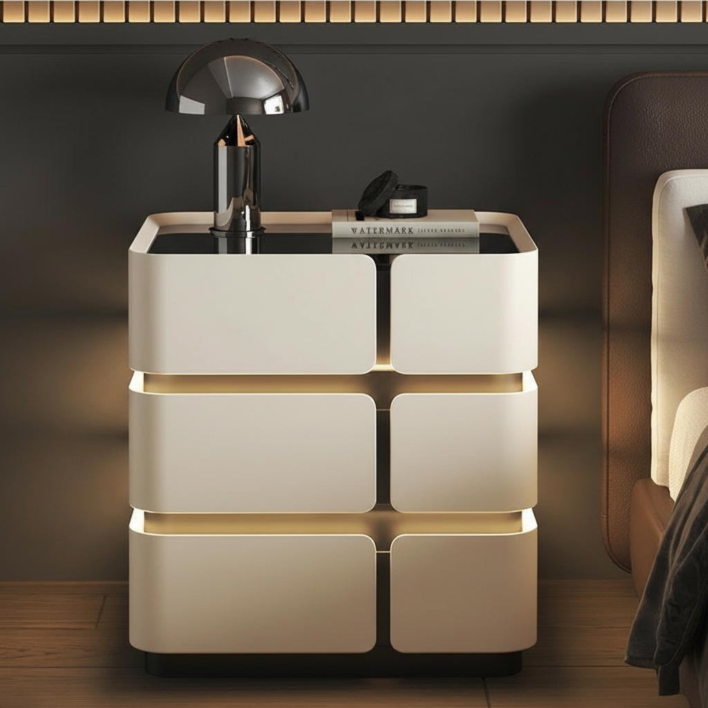 Soft Quad 3 Bedside Table