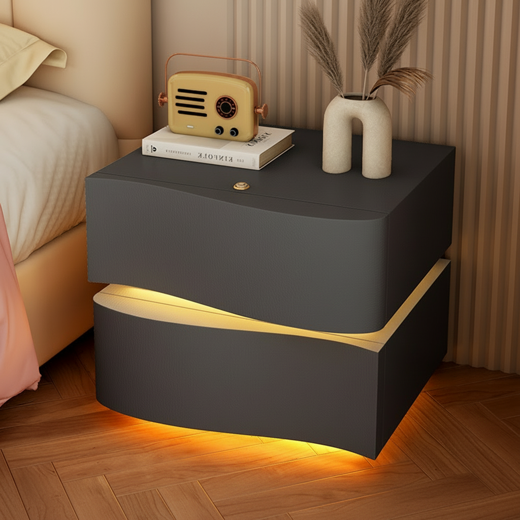2-Line Bedside Table