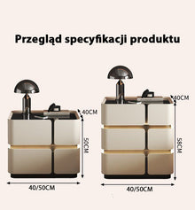 Soft Quad 3 Bedside Table