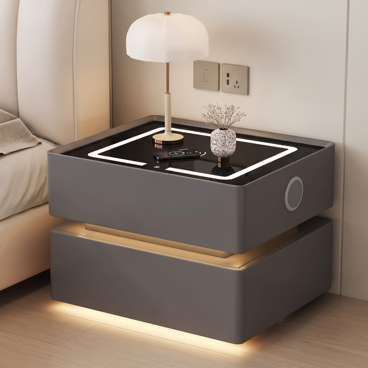 Lumo Bedside Table