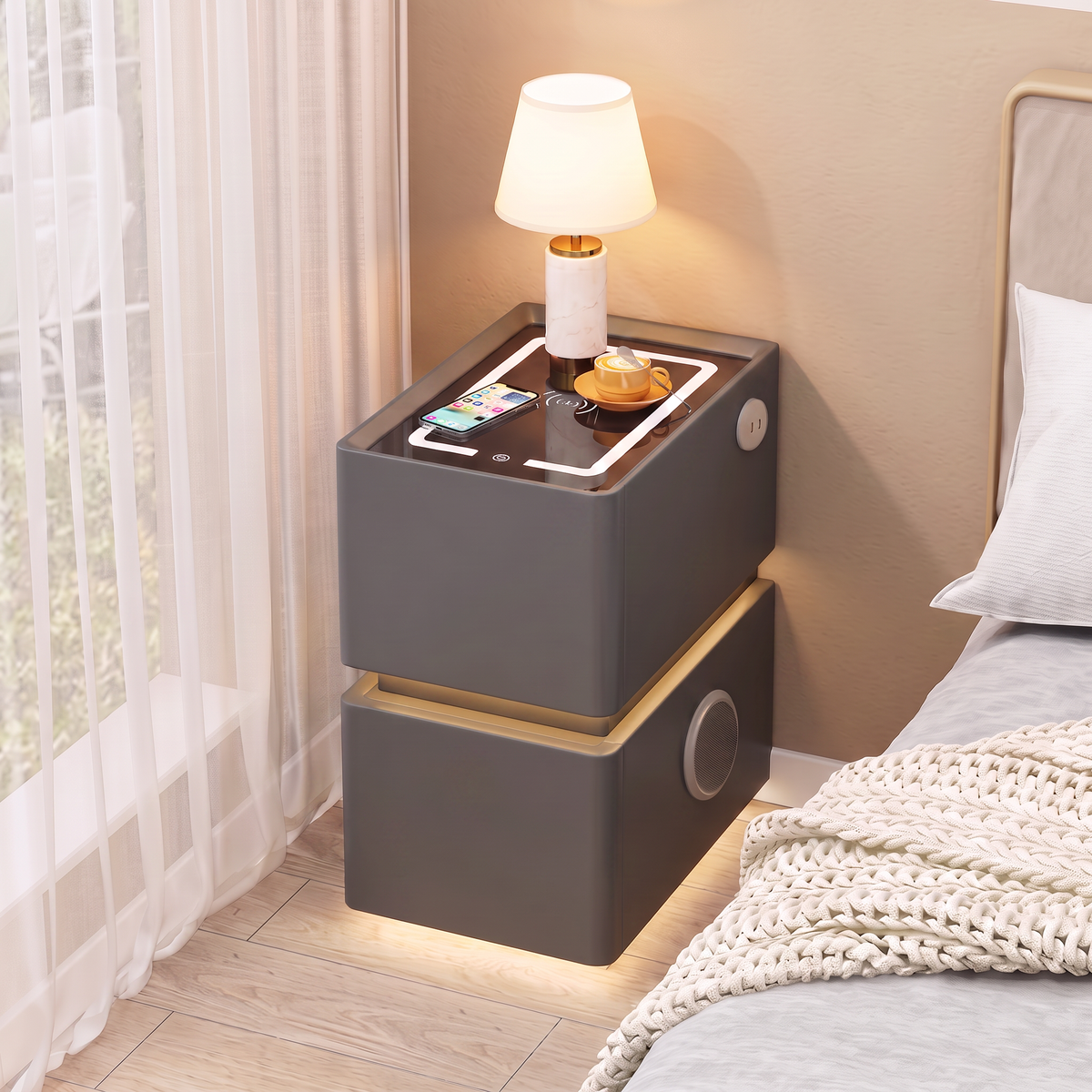 Lumo 25 cm Bedside Table
