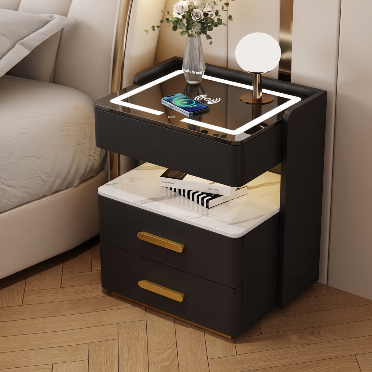 Velora Bedside Table