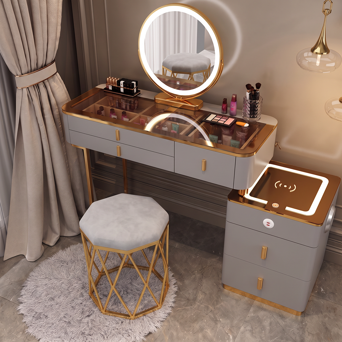 Lumira Glass Vanity