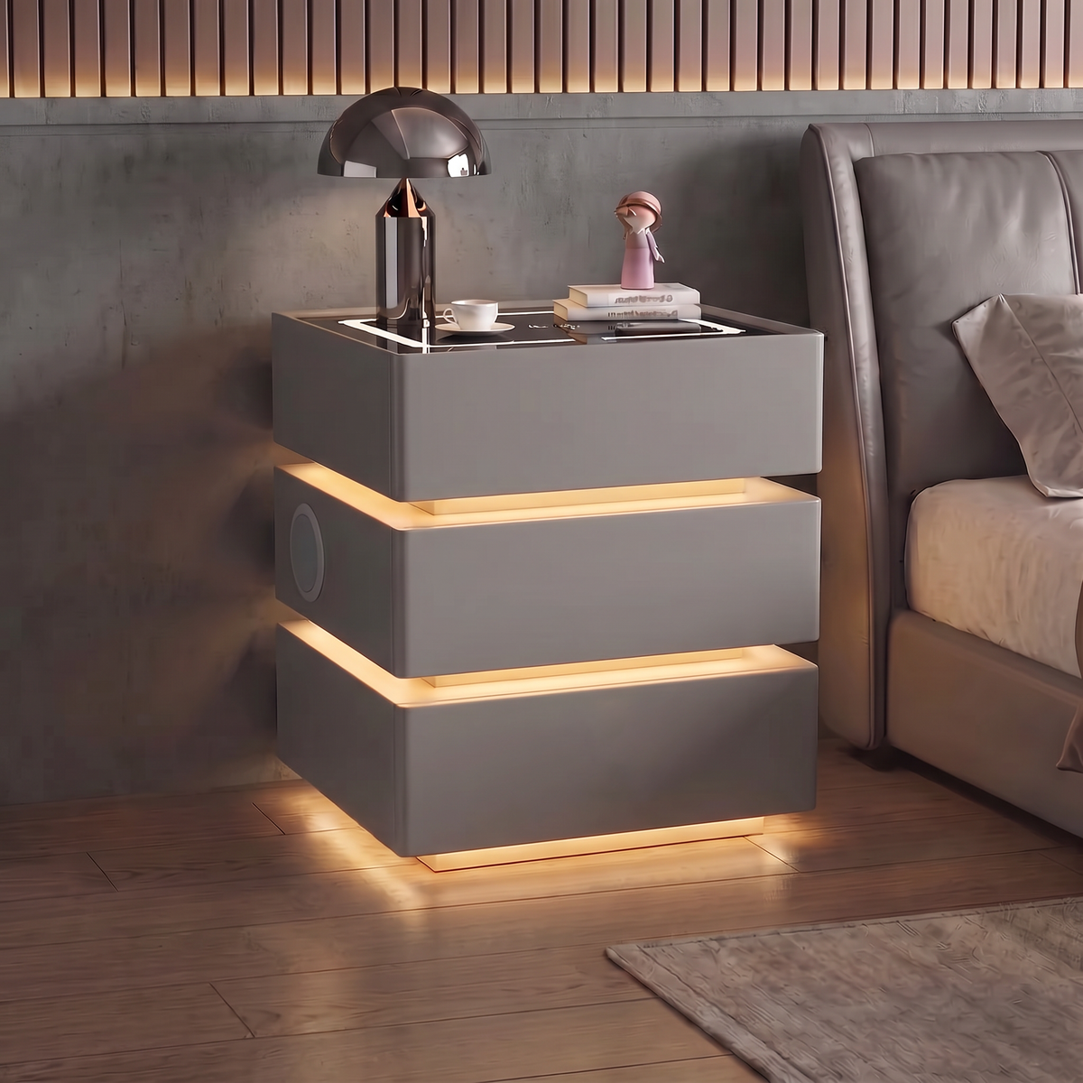 Lumo Bedside Table