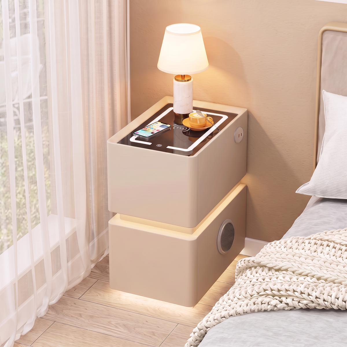 Lumo 25 cm Bedside Table