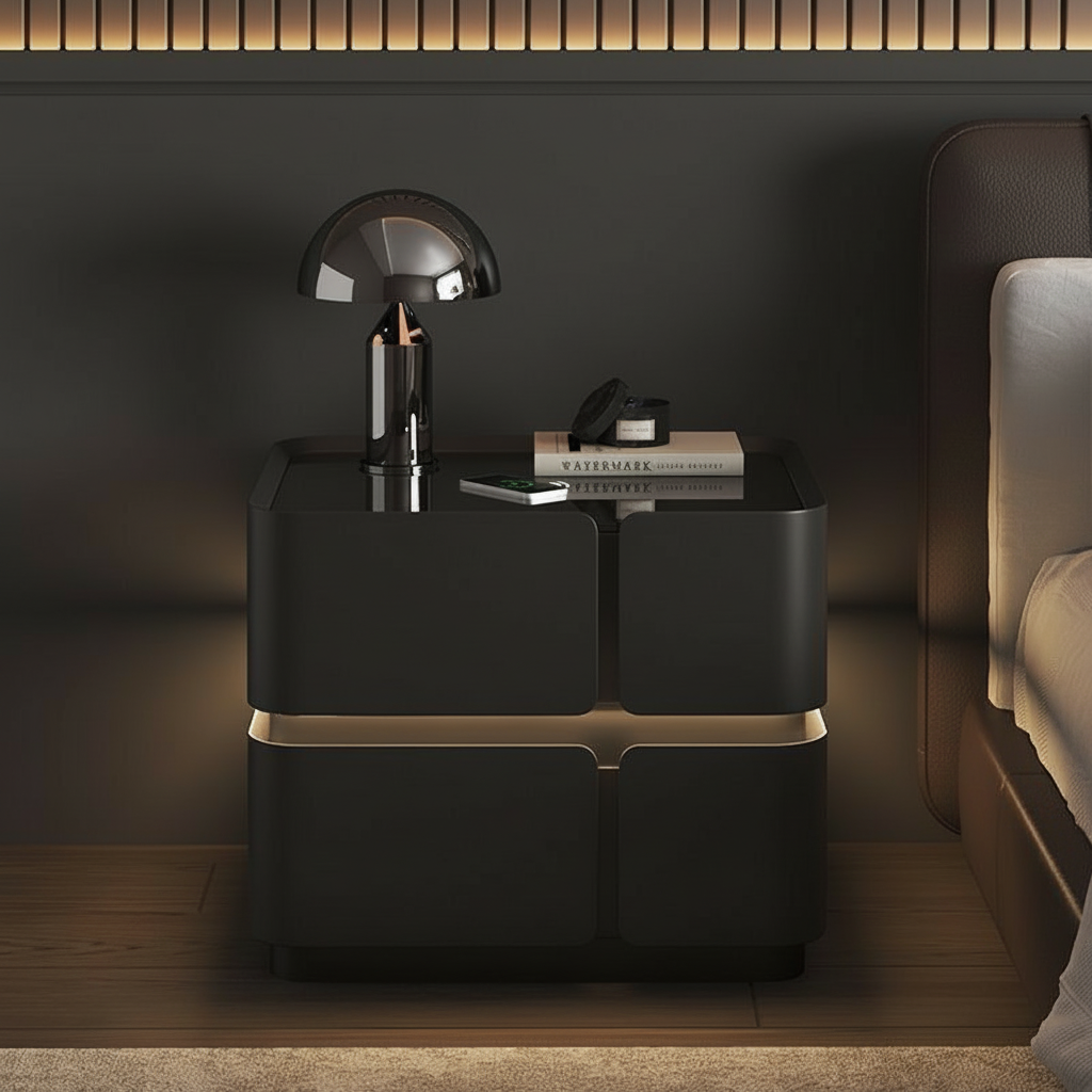 Soft Quad 2 Bedside Table