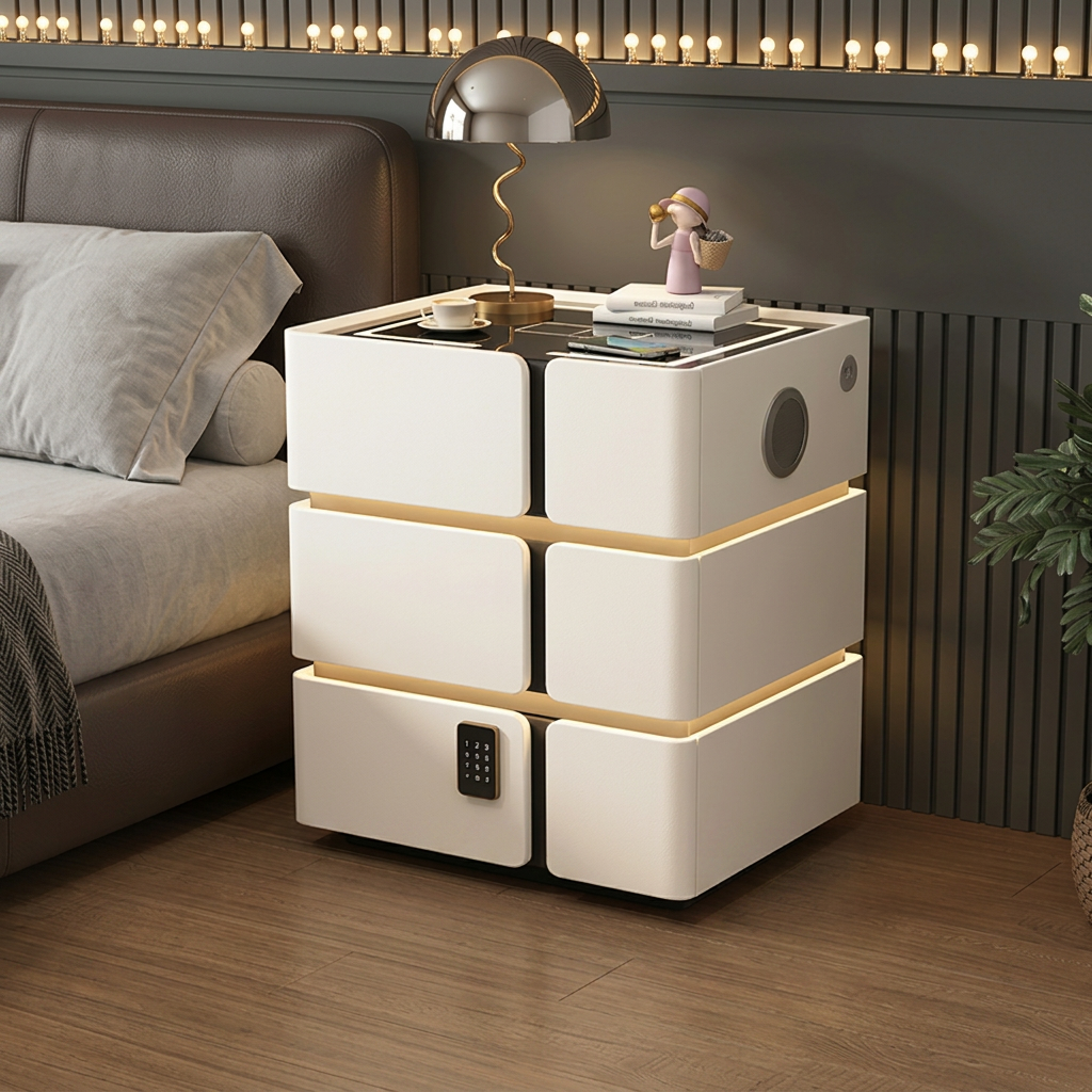 Soft Quad 3 Bedside Table