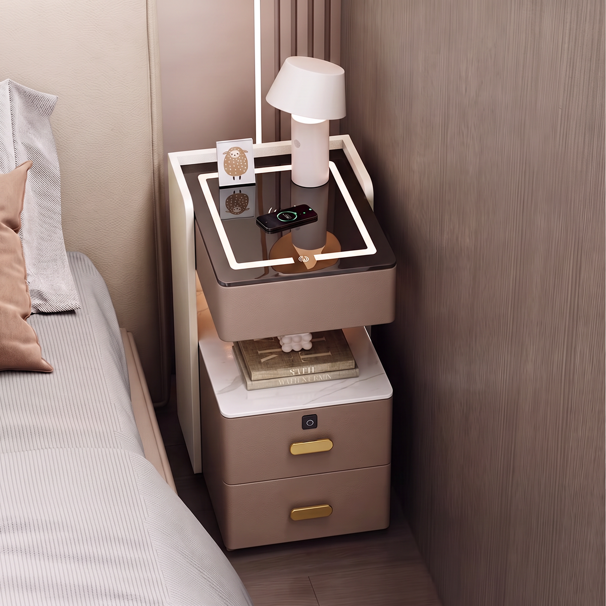 Velora 30 cm Bedside Table